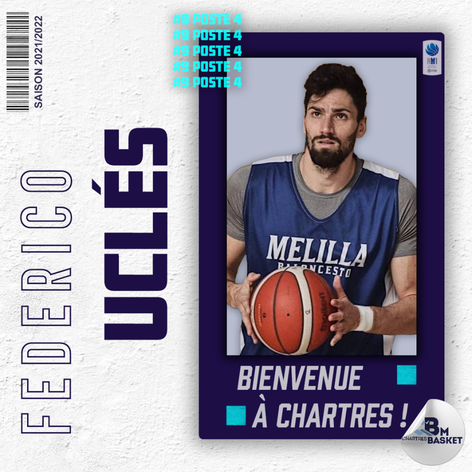 Saison 2021- 2022 : Federico Uclès complète l'effectif