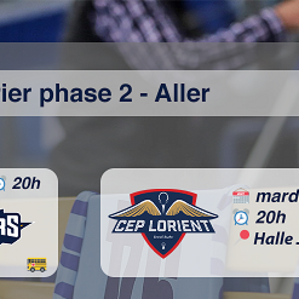 Calendriers de la  2 ème phase 