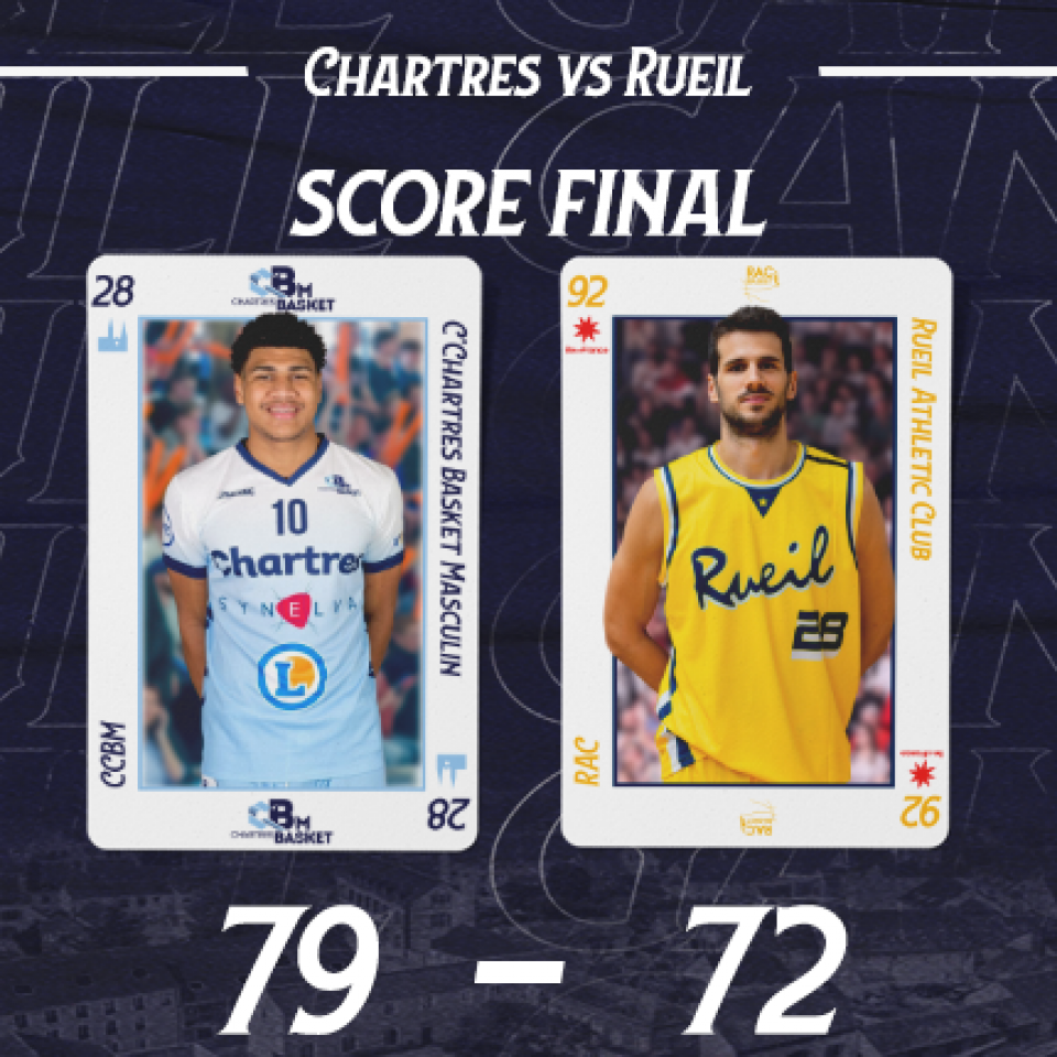 Victoire contre Rueil ce soir 79-72