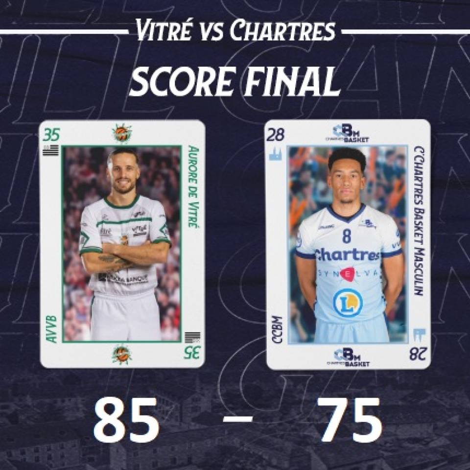 Défaite à Vitré 85-75