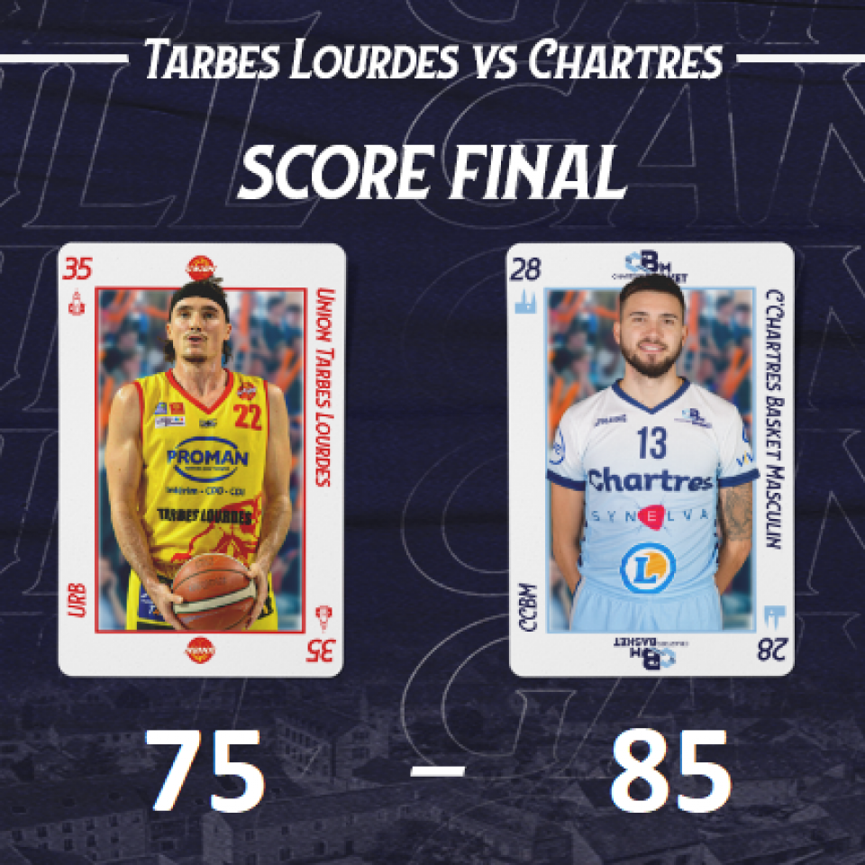 Victoire à Tarbes ce soir 85-75