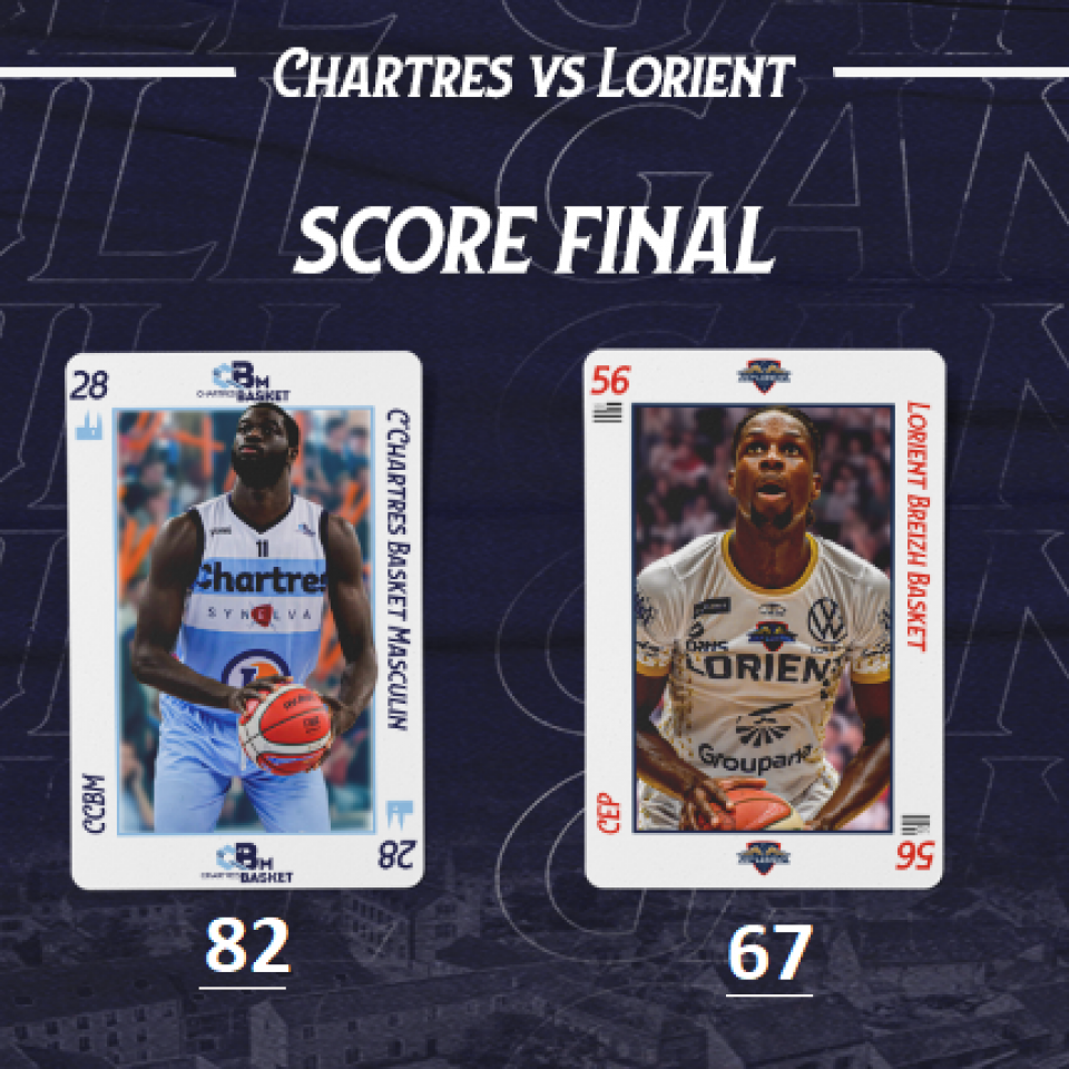Belle Victoire ce vendredi soir  82-67
