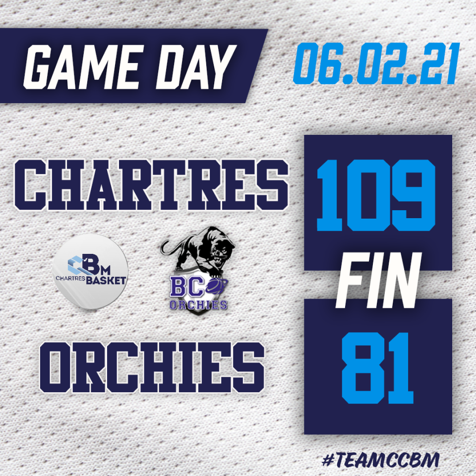 Belle victoire chartraine face à Orchies