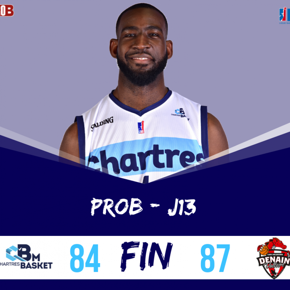 Défaite de peu face à Denain 84-87