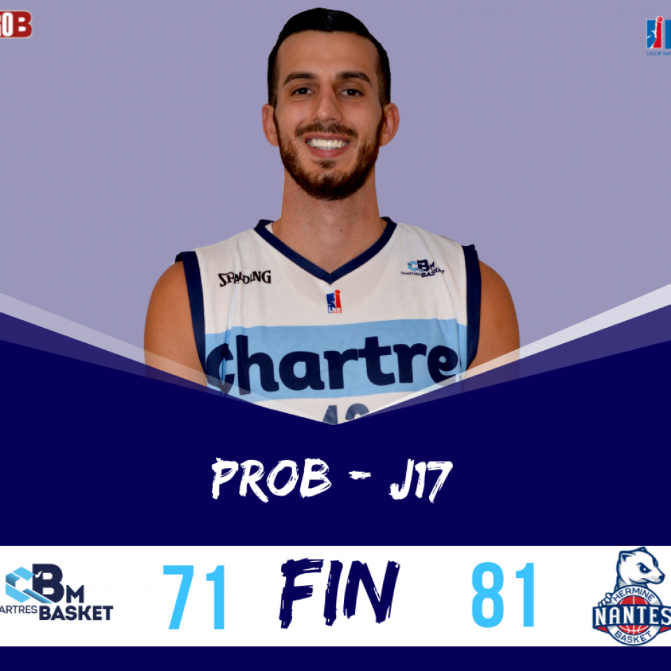 Défaite contre Nantes 71-81