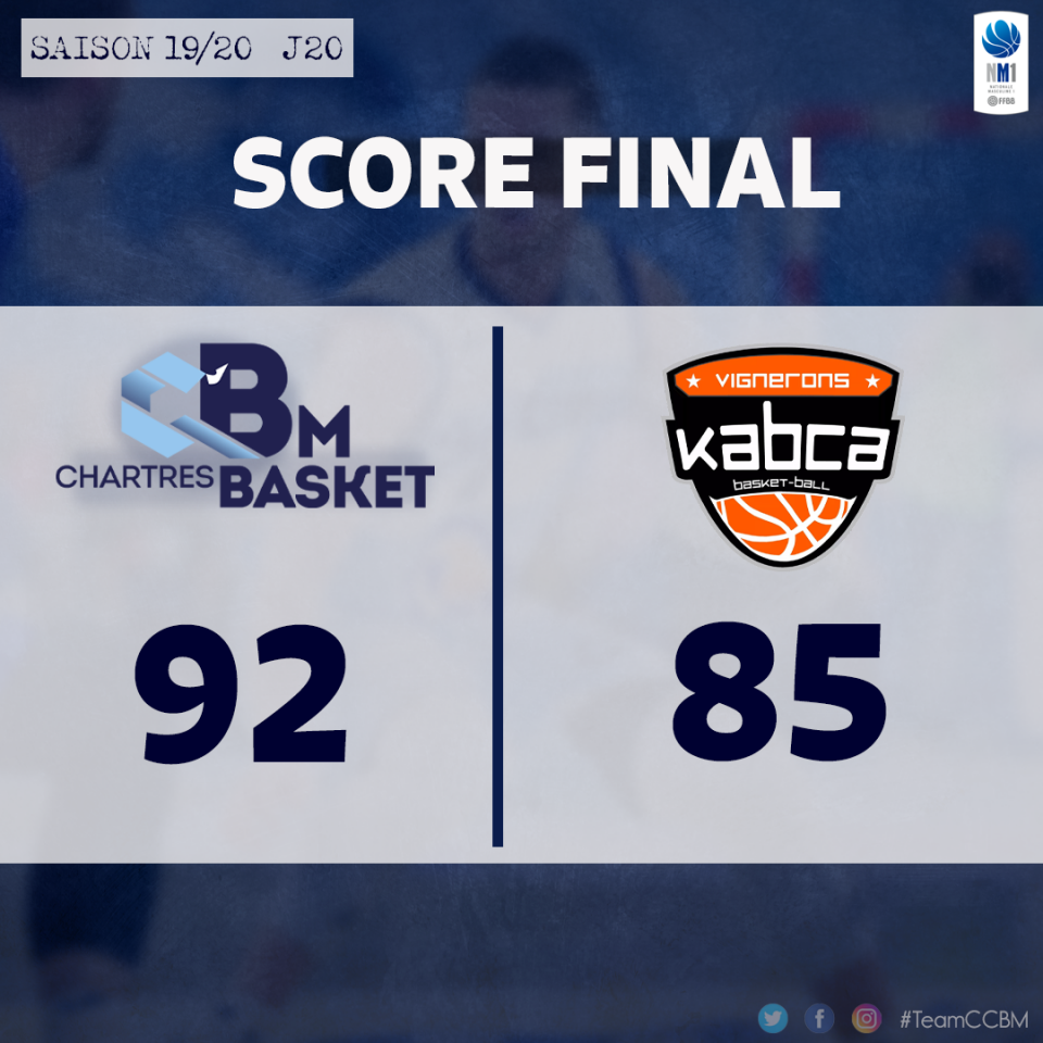 18ème victoire contre Kaysersberg ce soir 92-85 