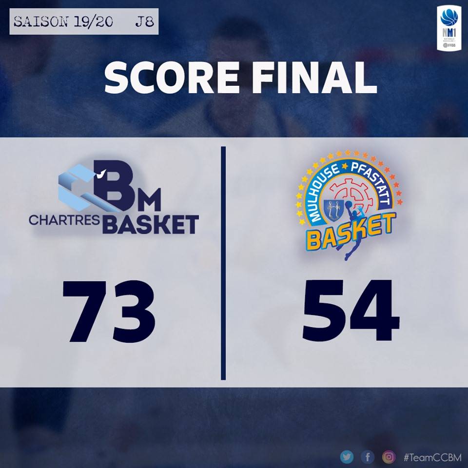 Vendredi soir Victoire contre Mulhouse 73-54