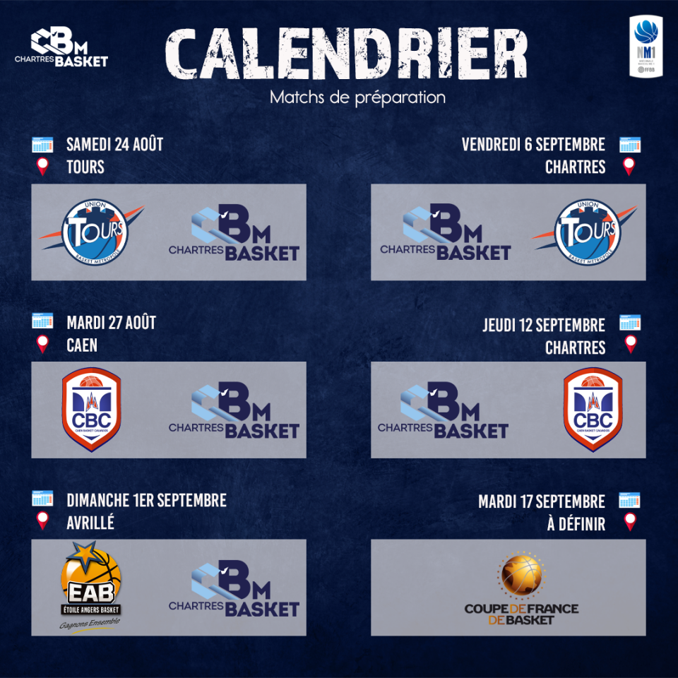 Calendrier de préparation