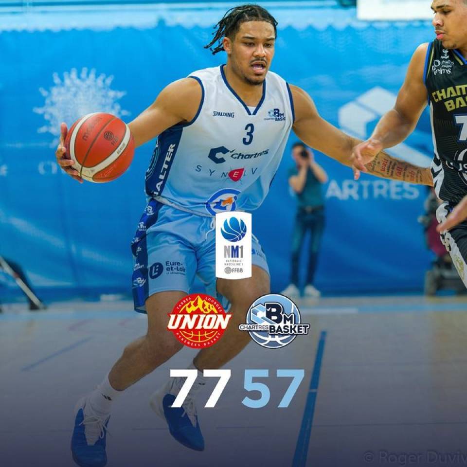 ❌ Défaite 77-57 

On rentre vite à la maison et on reprend le travail pour préparer la semaine prochaine. 

La #teamccbm🔵⚪ vous attend mardi et vendredi pour les encourager. On compte sur vous ! 

#basketchartres #chartres #basketnm1 #FFBB