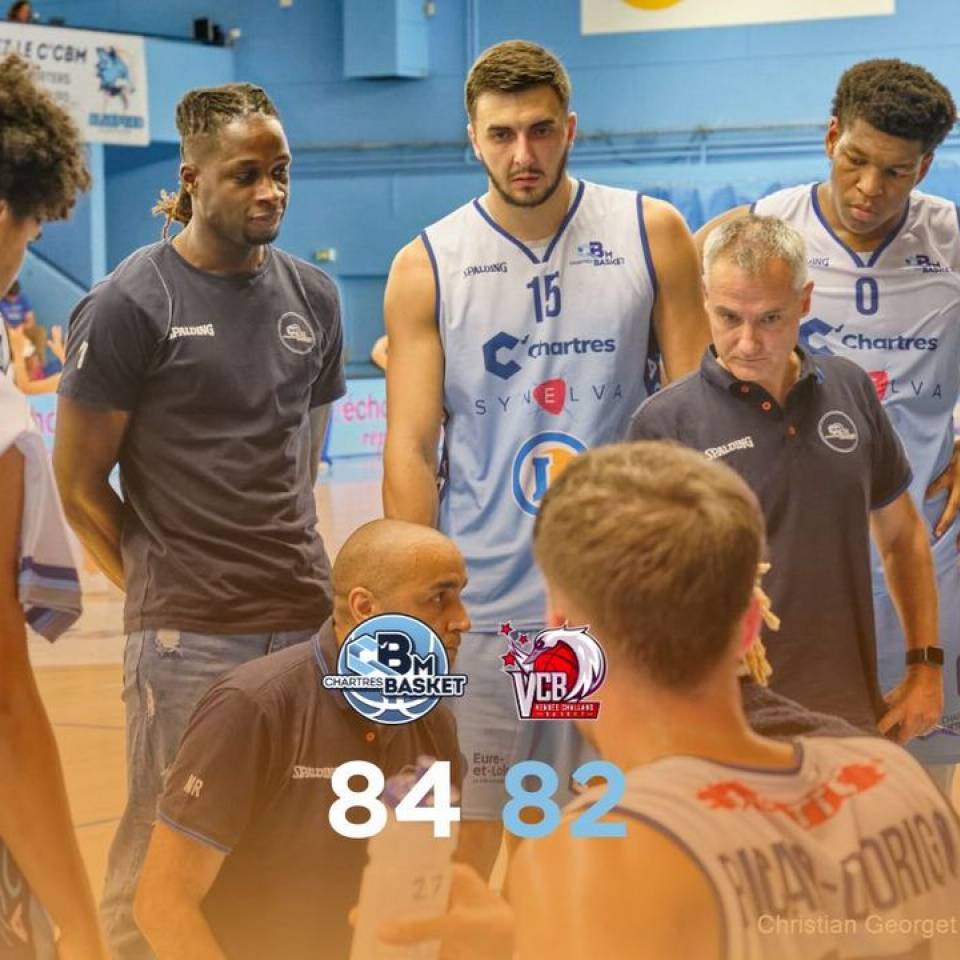 ✅ Victoire

Elle est là cette victoire qu'on attendait et elle fait du bien !
La #TeamCCBM🔵⚪️ s'impose 84-82 à Cochet face à Challans !

💙 Bon, bah on va bien dormir. 

❗️Attention, on se retrouve vendredi soir pour la J09 face à Poissy ! Soyez au RDV 😉

#basketchartres #basketball #nm1 #ffbb #chartres #chartressports