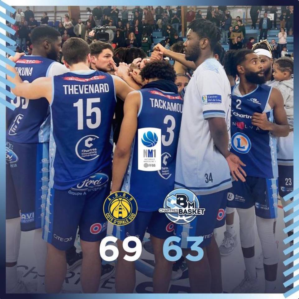 ❌ Défaite 69-63 dans le Pas-de-Calais

On rentre vite à Chartres pour reprendre le travail avant la réception de Tours mardi soir. 

Un gros big Up au BlueFoxs qui ont fait le déplacement pour soutenir notre équipe ! 

#basketball #basketchartres #nm1 #ffbb