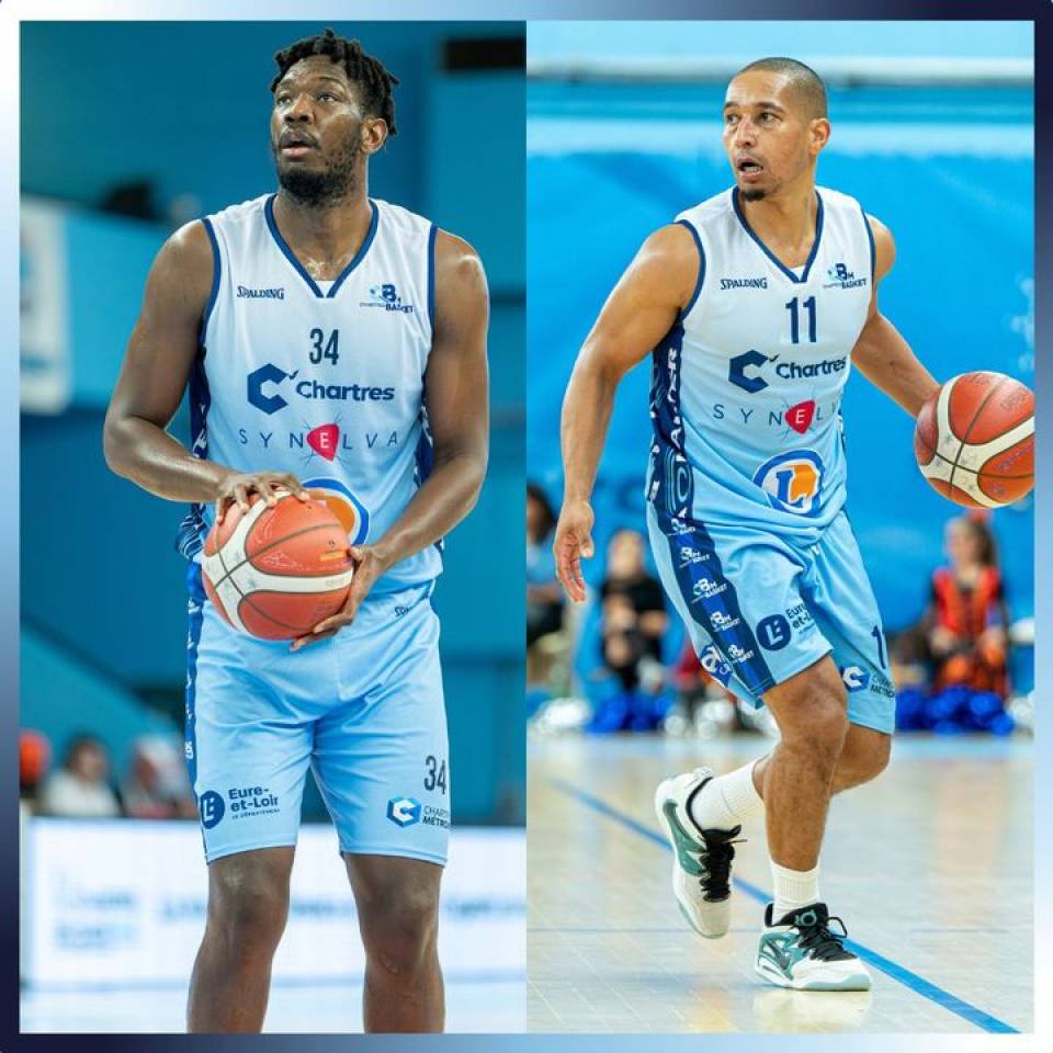 🏆 MVPs, l'élection de Moatassim 

Encore une prestation XXL de l'équipe qui signe ce soir un match référence. 2 joueurs sortent du lot et sont désignés MVPs par Moat : 

👉 Ange Kouamé Angelo Kouame désigné MVP par la FFBB et notre coach avec 23 points et 9 rebonds
👉 Marco @pellino45, qui signe 12 passes décisives et qui a servi Ange avec maîtrise…

...Travail d'équipe on a dit !

Bravo à eux, mais surtout bravo à toute l'équipe ! 

#basketball #chartres