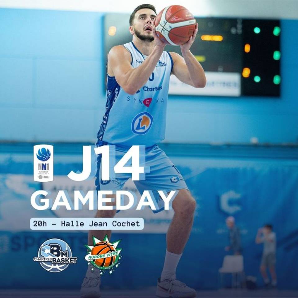 🏀 Gameday J14

🆚 Aurore Vitré Basket 
🎟️ https://bit.ly/44V1Zdw
⌚️20h
📍Halle Jean Cochet
📺 chartrestv.fr

Ce match est parrainé par C'CIN - C'Chartres Innovations Numériques !

ℹ️ Les infos à connaître
➖ Ouverture des portes à 19h
➖ Parking grand public à l'hippodrome
➖ Buvette ouverte possibilité de payer par carte bleue !

Pas de victoire sans un public en feu ! On compte sur vous !

📷@stqr_

#basketnm1 #nm1 #ffbb #basketball #basketchartres #passionbasket #chartres #eureetloir