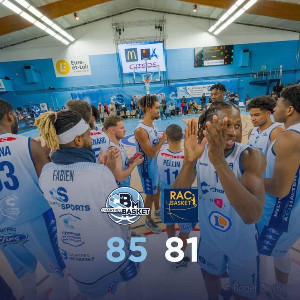 ✅ Victoire 85-81 face à Rueil 

Ce sera le dernier match de 2023 ! La #teamccbm🔵⚪ s’impose 85-81 face à Rueil.

Bravo à tous pour cette soirée et un grand merci à tous ceux qui nous permettent de vivre ces soirs de match ! 

On se donne rdv en 2024 pour encore + d’émotions à la Halle Jean Cochet ! 

Joyeuses fêtes à tous ! Profitez et revenez nous nous en forme 🫶

#basketball #basketmasculin #basketnm1 #ffbb