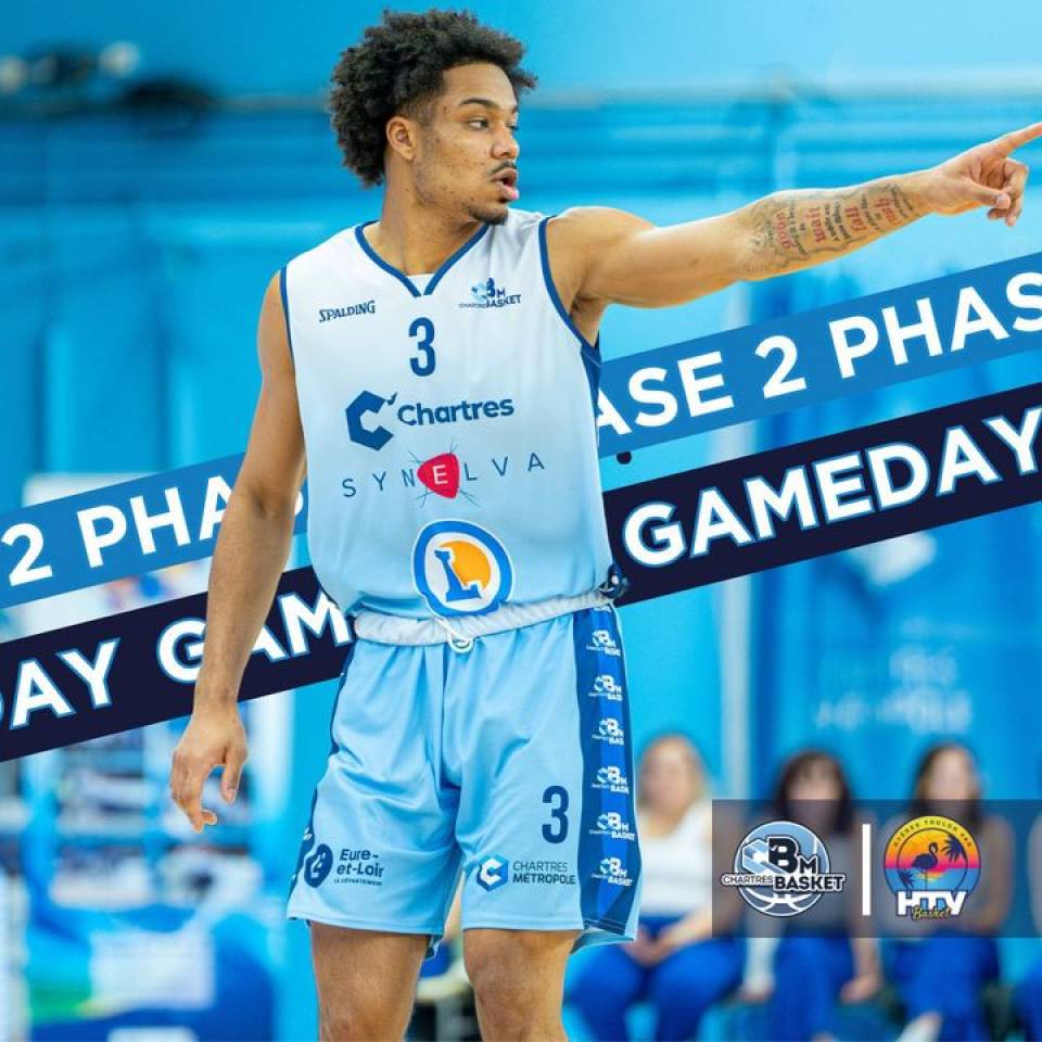 🏀 Gameday

🆚 @htv_basket_club 
🎟️ https://bit.ly/44V1Zdw
⌚️20h
📍Halle Jean Cochet
📺 chartrestv.fr

ℹ️ Les infos à connaître
➖ Ouverture des portes à 19h
➖ Parking grand public à l'hippodrome
➖ Buvette ouverte possibilité de payer par carte bleue !

📷@stqr_

#basketnm1 #nm1 #ffbb #basketball #basketchartres #passionbasket #chartres #eureetloir