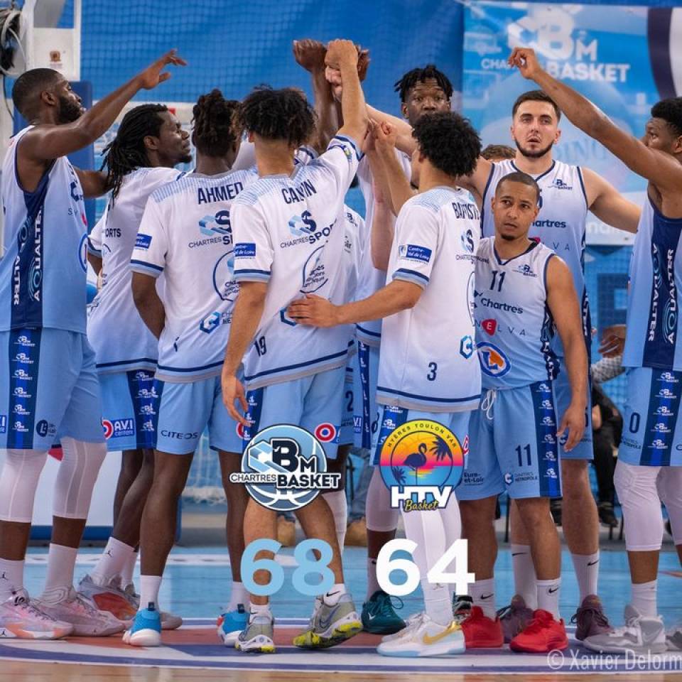 Victoire ultra importante de la #TeamCCBM ! 

1ère finale gagnée 68-64 face à Hyères-Toulon ! 

Un grand bravo à toute l’équipe qui démarre cette phase 2 décisive de la meilleure des manières ! 

Prochain RDV mardi 12/03 à Andrézieux !

💪💪💪💪
