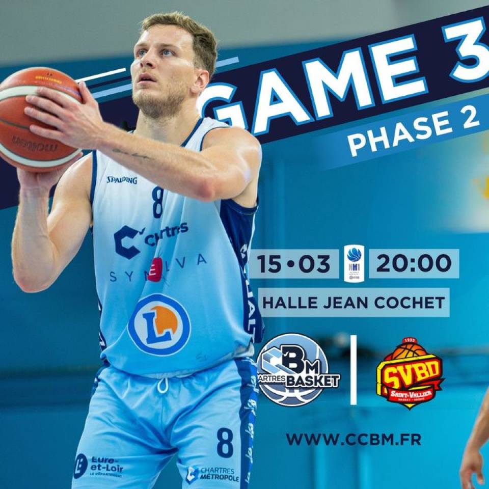 👉 Il reste encore des places disponibles pour venir encourager notre #TeamCCBM à la Halle Jean Cochet demain soir !

N’attendez pas pour réserver votre place ! 

#basketmasculin