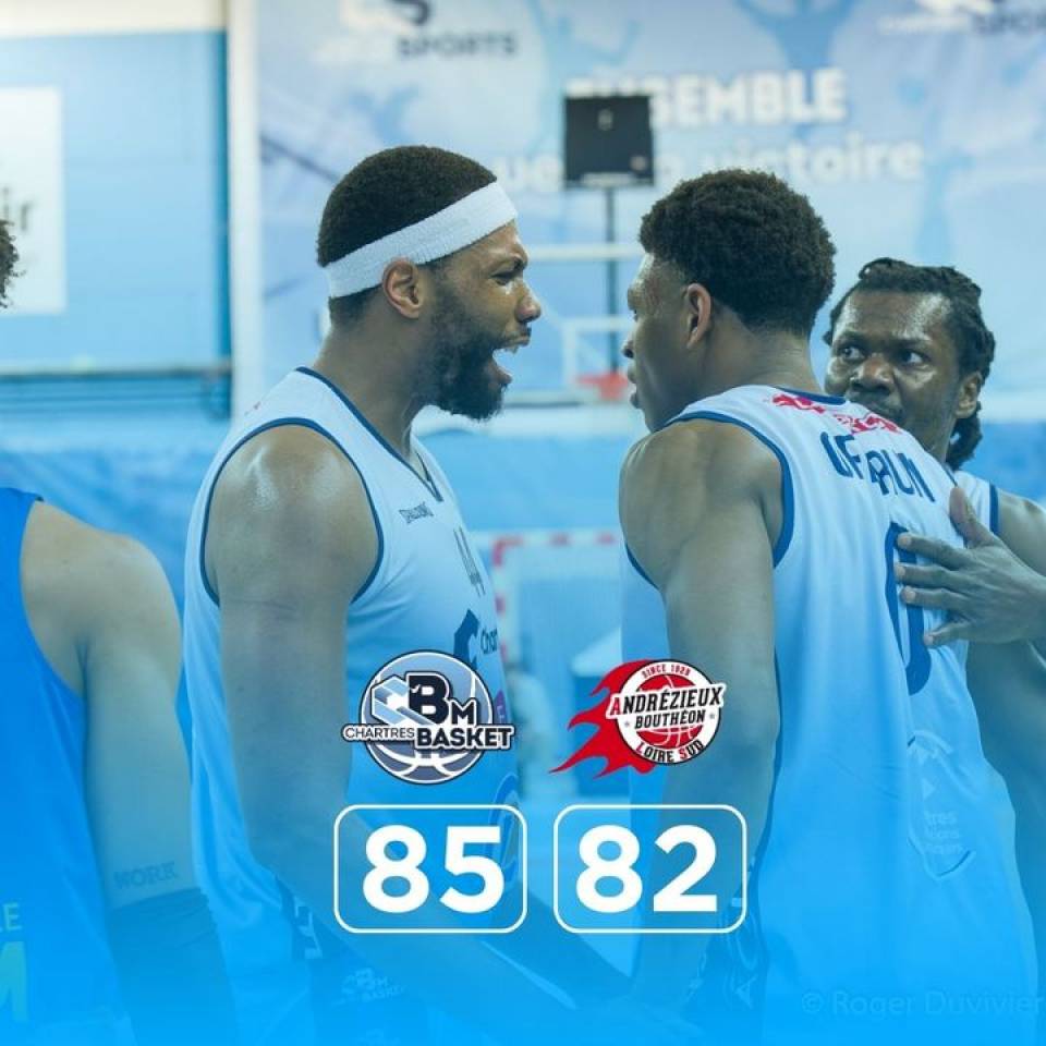 ✅ Victoire 85-82 face à Andrézieux !

Elle fait du bien et qui nous permet de dire au revoir à la Halle Jean Cochet de la plus belle des manières !

On se retrouve tous au Colisée le 12/04 en forme !

La billetterie est toujours en ligne ici https://ccbm.billetterie-club.fr/

#basketmasculin #basketchartres #passionbasket #nm1 #ffbb