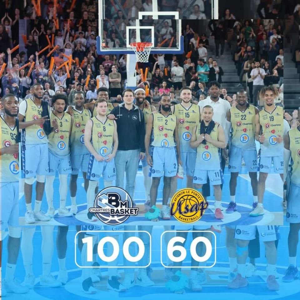 🔥 Victoire 100-60 de la #TeamCCBM !

Tout est validé à 100% : la victoire, l'ambiance, le speaker ! Bref une soirée 100% réussite et une démonstration de notre #TeamCCBM !

On vous envoie plein de 🫶🏻 !

#basketmasculin #basketchartres #NM1 #ffbb #NM1 

📸 @aarnaudcommunication