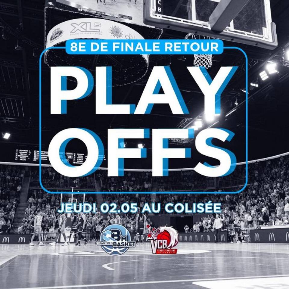 🔥 PlayOffs

Après une pause de quelques jours pour notre #TeamCCBM, il est grand temps de se mettre en ordre de marche ! 

❌ Info ultra importante : la billetterie pour le match 2️⃣ sera en ligne demain après-midi ! Bien sûr, on vous tiendra au courant !

✈️ Le match 1️⃣ se jouera vendredi soir à Challans ! 

✌️

#basketball #playoffsnm1 #ffbb #nm1 #chartres #basketchartres