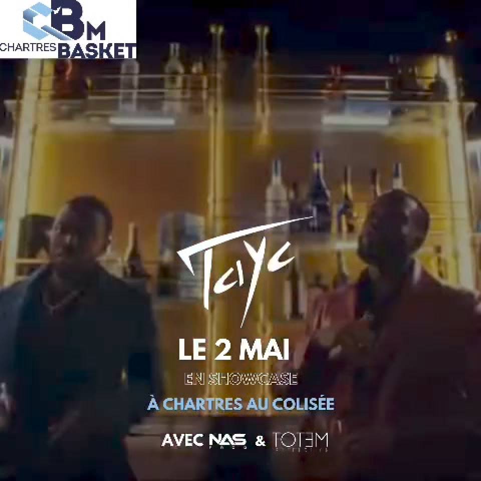 🎶 @tayc 

Après le succès de notre 1ère soirée au Colisée, on recommence jeudi 2 mai avec un invité exceptionnel pour le 8ème de finale retour face à @vcbofficiel Challans ! 

Le lien billetterie 👉 www.old.ccbm.fr

On compte sur vous ! 

#basketnm1 #nm1 #basketball #basketchartres #passionbasket #chartres #eureetloir #PourLaProB #objectifproB