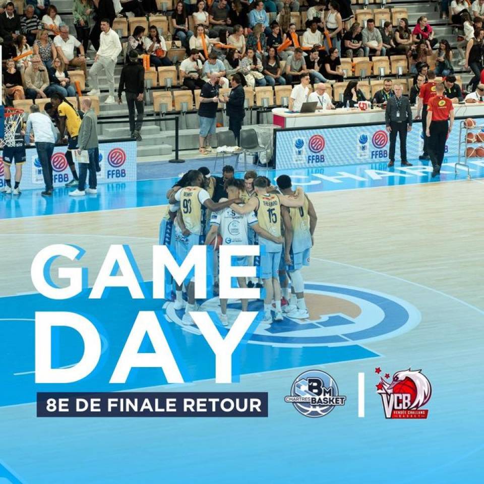 🏀 Gameday

C’est parti pour les PlayOffs au Colisée !

Ce match sera parrainé par notre partenaire, Feuillette Eure et Loir.

🆚 Vendée Challans Basket
🎟️ votre dernière chance d’acheter des tickets c’est maintenant sur www.old.ccbm.fr
⌚️20h
📍Le Colisée
📺 chartrestv.fr

Toutes les informations pour passer une bonne soirée sont à découvrir ici 👉 https://bit.ly/3xuE1Lc

📷@stqr_

#basketnm1 #nm1 #ffbb #basketball #basketchartres #passionbasket #chartres #eureetloir