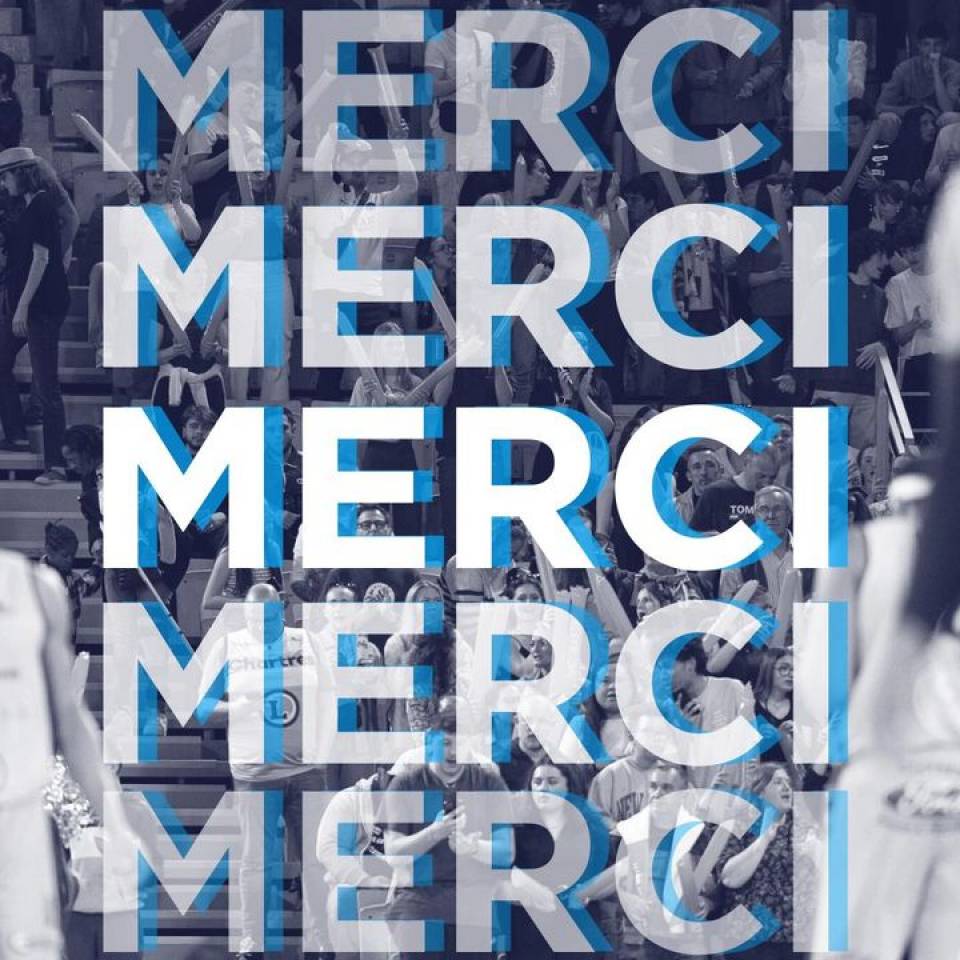 🔥 Merci Merci Merci 🔥

Encore une fois vous avez été extraordinaires ! 

Merci à vous tous d’être venus aussi nombreux pour assister à cette qualification en 1/4 de finale !

Maintenant, nous comptons sur vous tous pour soutenir et encourager les BlueLights du @cchartresbasketfeminin vers la victoire lors de leur finale face à Toulouse demain soir au Colisée !

Et nous : on se retrouve TOUS le 17 mai pour notre 1/4 de finale. On compte sur vous ! 

#basketmasculin #ffbb #nm1 #playofffsnm1 #basketchartres