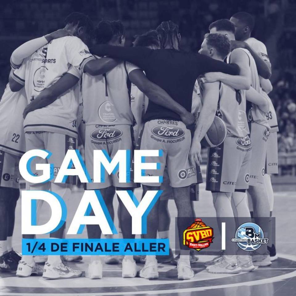 🏀 En mode #PlayOffs !

La #TeamCCBM est à Saint-Vallier pour le 1/4 de finale aller !

✅ 1/4 de finale aller
🆚 Saint Vallier Basket Drôme
⌚️20h30
📍Complexe des Deux Rives
📺 Page YouTube de Saint-Vallier

❌ Si tu ne veux pas être seul pour regarder le match, direction le Karting de Chartres pour rejoindre Les Bluefoxs Supporters du Basket masculin Chartrain et encourager l’équipe en famille !

#basketnm1 #nm1 #basketball #basketchartres #passionbasket #chartres #eureetloir #PourLaProB #objectifproB