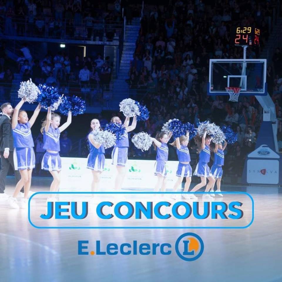 ❌ Jeu concours ❌

Viens voir la #TeamCCBM pour le 1/4 de finale retour face à Saint-Vallier et tente de gagner un caddie d'une valeur de 100€ offert par notre partenaire Leclerc Chartres   !

Pour jouer, tu dois :
👉 Être présent au match 
👉 Être tiré au sort parmi les places achetées en ligne 
👉 Tenter (et marquer) un shoot à 3 points !

Rendez-vous vendredi soir en forme !

#basketchartres #basketnm1 #basketmasculin #playoffs #playoffsnm1 #ffbb