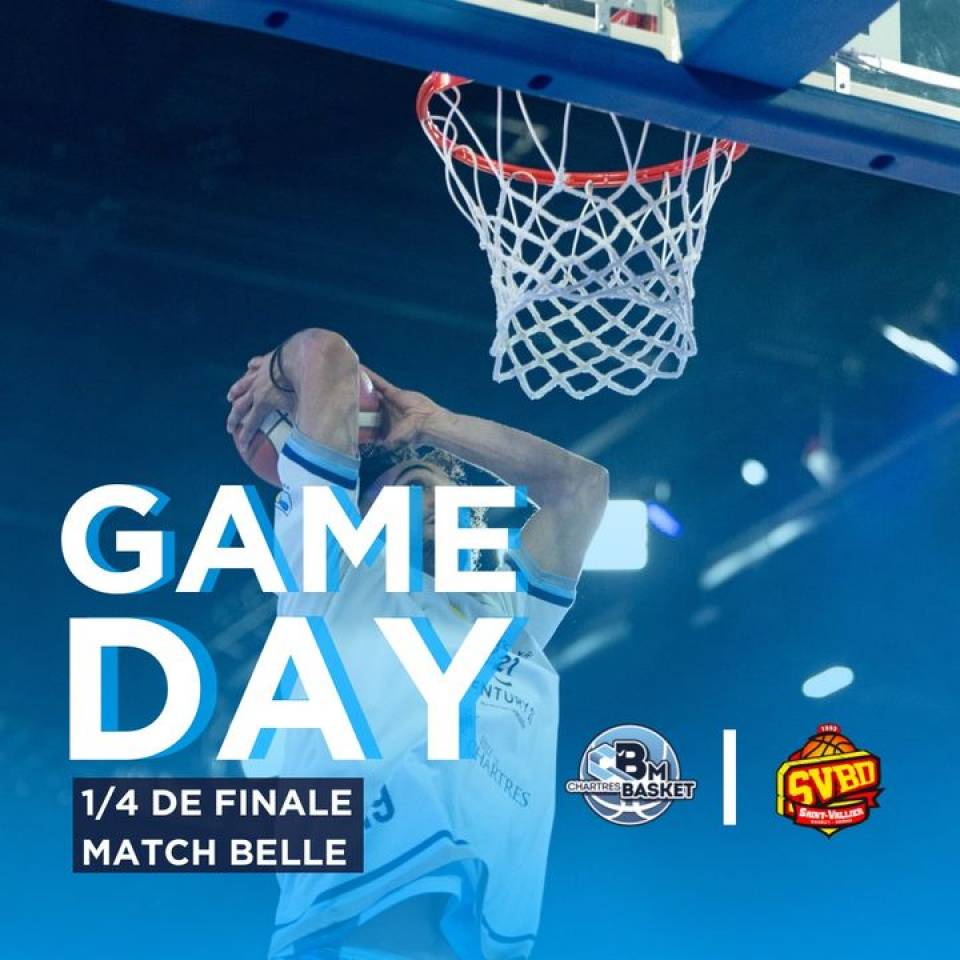 Gameday

Ce dimanche 19 mai à 15h30, la team C’CBM joue un match crucial contre Saint-Vallier qui peut nous ouvrir les portes des demi-finales. Venez nombreux au Colisée pour soutenir nos joueurs et créer une ambiance de folie !

Votre énergie, vos encouragements et votre passion font toute la différence. Ensemble, montrons à nos adversaires la force de notre communauté et portons notre équipe vers la victoire !

🆚 @saintvallierbasketdrome
🎟️ Billetterie en ligne www.old.ccbm.fr
⌚️15h30
📍Le Colisée
📺 chartrestv.fr

#basketnm1 #nm1 #ffbb #basketball #basketchartres #passionbasket #chartres #eureetloir #RegionCentreValdeLoire