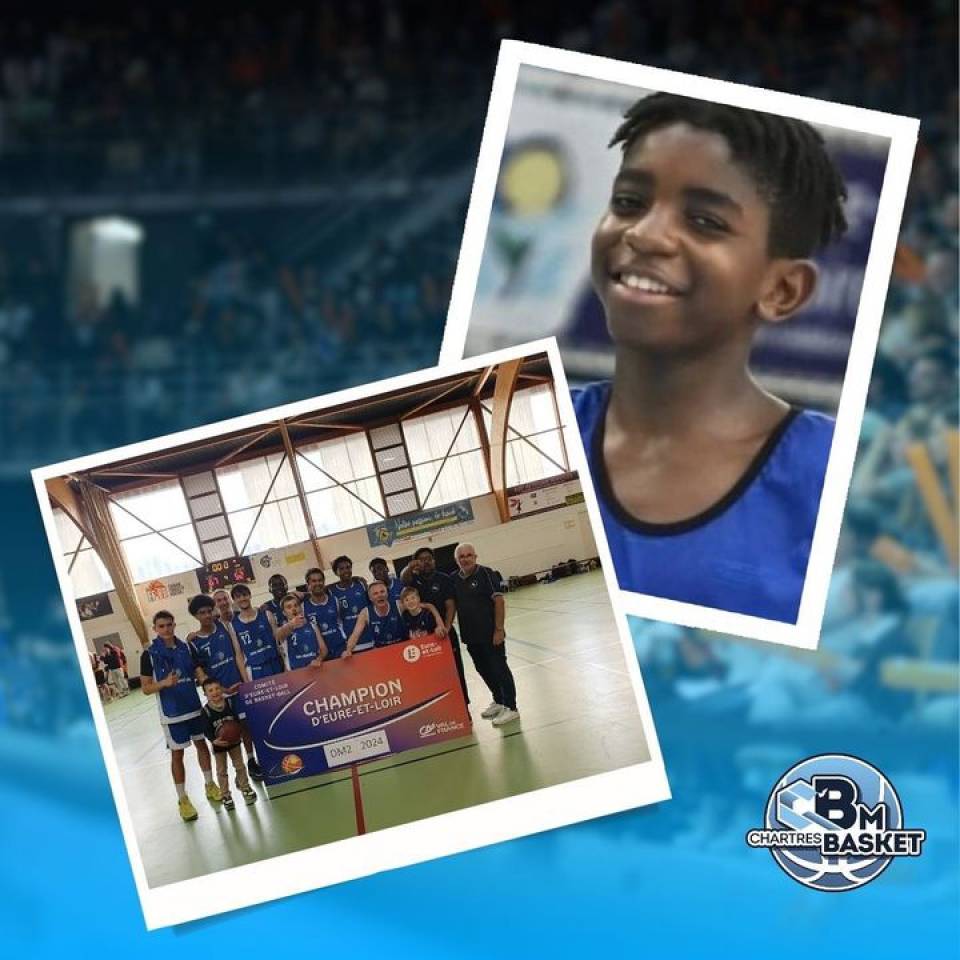 🎉🏀 Deux bonnes nouvelles cette semaine pour le CCBM en provenance du secteur amateur ! 🏀🎉

1. Notre équipe seniors DM2 est devenue ce week-end championne d'Eure-et-Loir ! 🏆

2. Nathan Morio a reçu aujourd'hui la confirmation de son entrée au pôle régional en septembre ! 🌟

Bravo à tous les joueurs et un immense merci à tous les entraîneurs qui ont contribué à ces magnifiques résultats. Continuons à viser l'excellence ensemble !

#basketnm1 #nm1 #ffbb #basketball #basketchartres #passionbasket #chartres #eureetloir #RegionCentreValdeLoire
