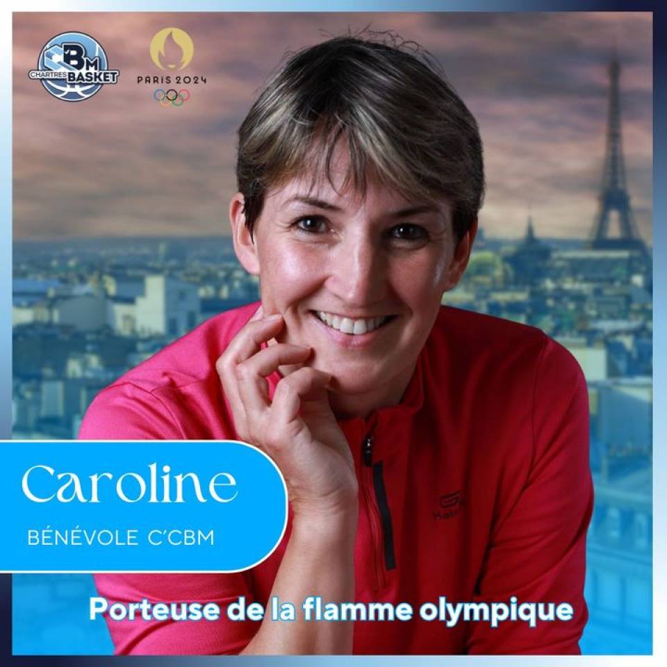 ✨🎉 Félicitations à notre incroyable bénévole Caroline ! 🎉✨

Nous sommes immensément fiers d'annoncer que Caro aura l'honneur de porter la flamme olympique des Jeux Olympiques de Paris 2024 ! 🏀🔥

Son dévouement et son engagement inébranlables envers notre club de basket de Chartres sont une véritable source d'inspiration pour nous tous. Aujourd'hui, nous célébrons non seulement son accomplissement, mais aussi la passion et l'énergie qu'elle apporte chaque jour à notre communauté.

Bravo, Caro, et merci pour tout ce que tu fais ! Nous serons tous là pour t'encourager lorsque tu porteras la flamme le 7 Juillet, symbolisant l'esprit et les valeurs de l'olympisme. 💪🌟

#FlammeOlympique #Paris2024 #ChartresBasket #Bénévoles #Fierté #Inspiration